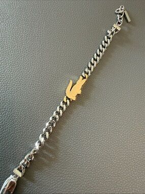 Lacoste silver and gold Arthor Bracelet